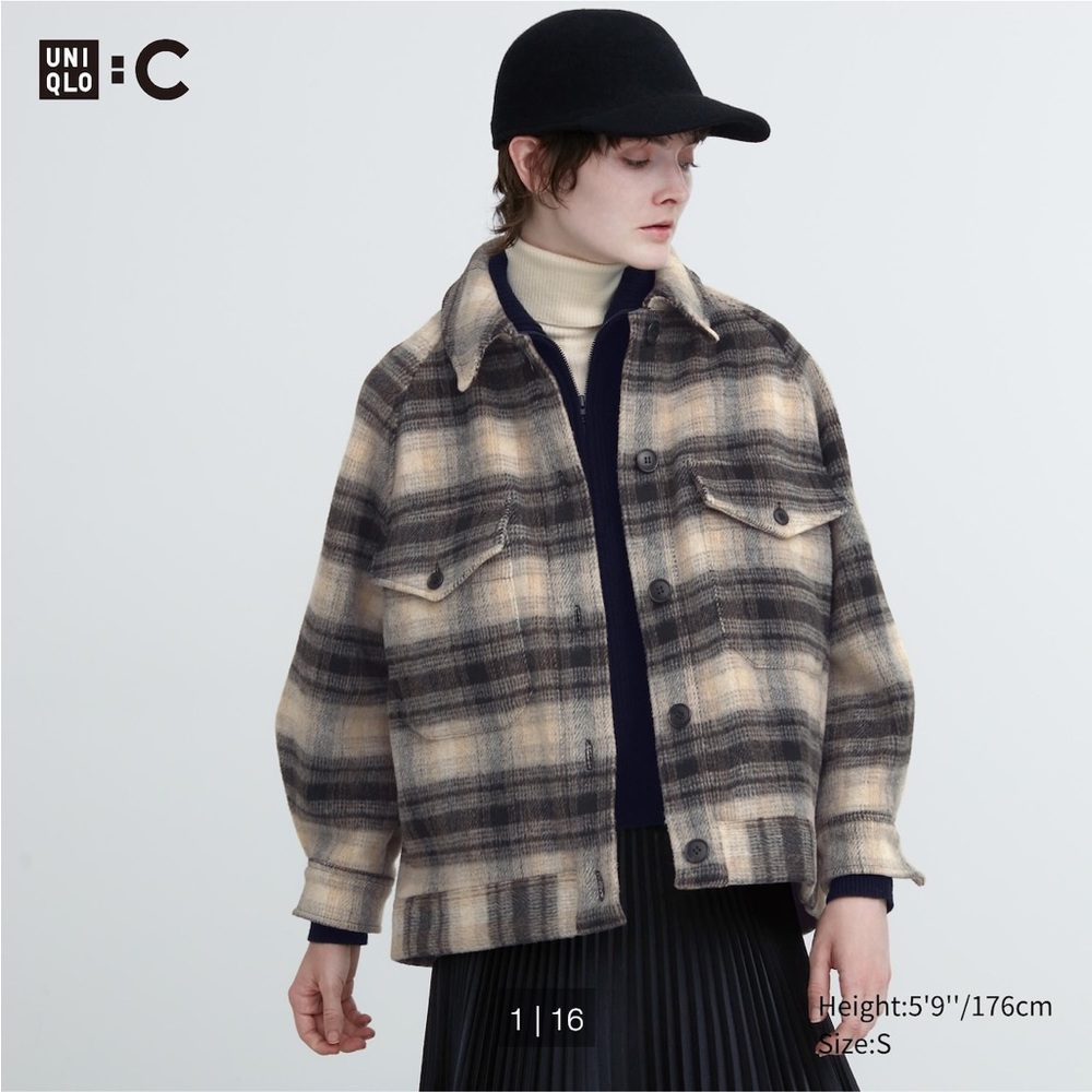 Uniqlo C Plaid Coat